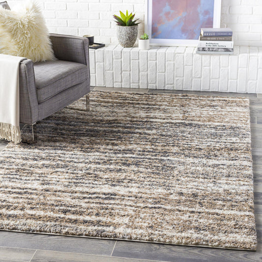 Livabliss Aliyah Shag Minimalist Abstract Area Rug