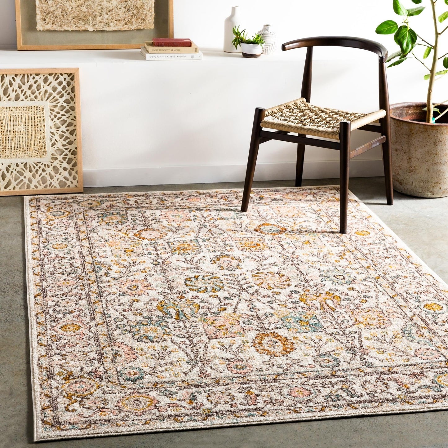 Livabliss Ankara Updated Traditional Floral & Botanical Area Rug