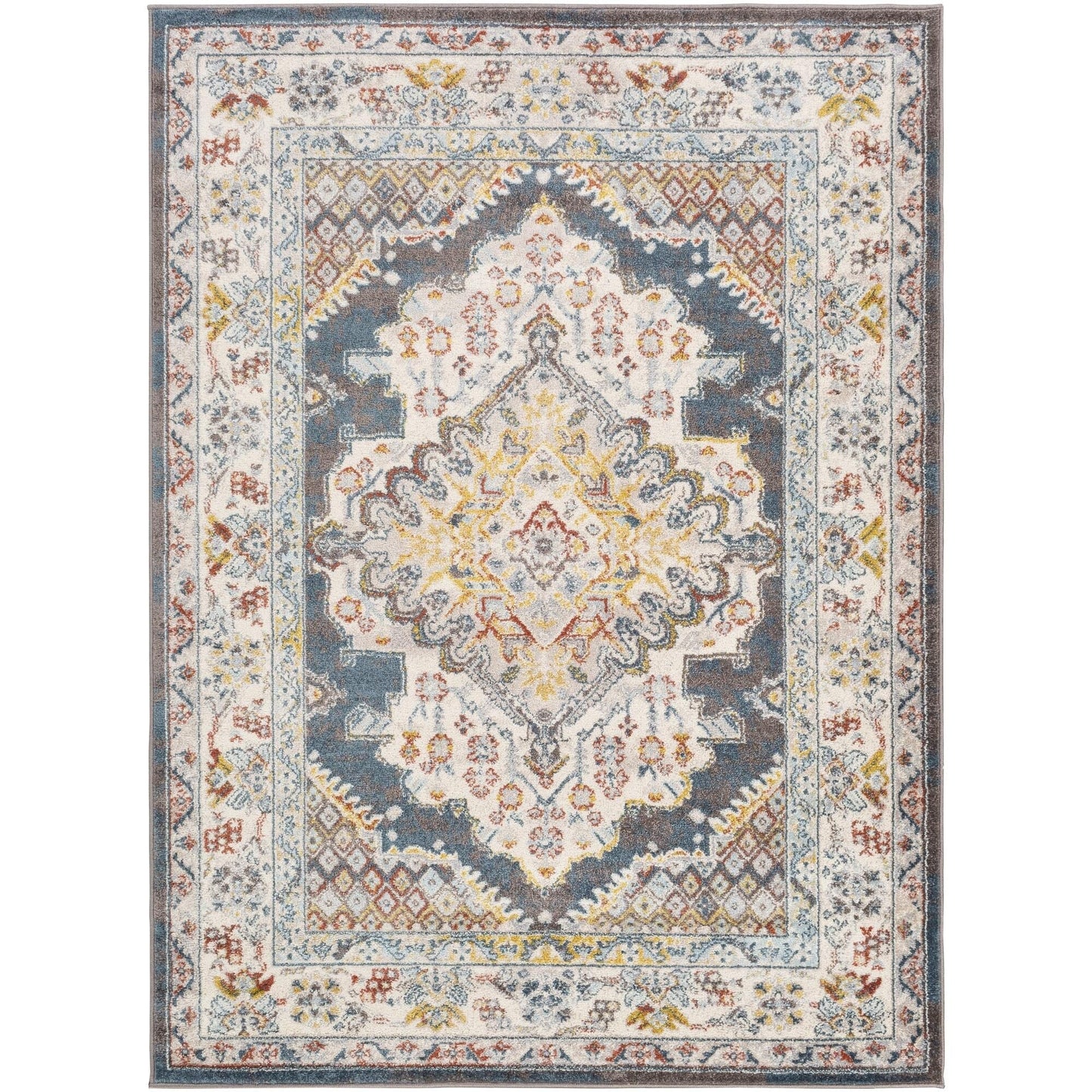 Livabliss Ankara Updated Traditional Medallion Area Rug