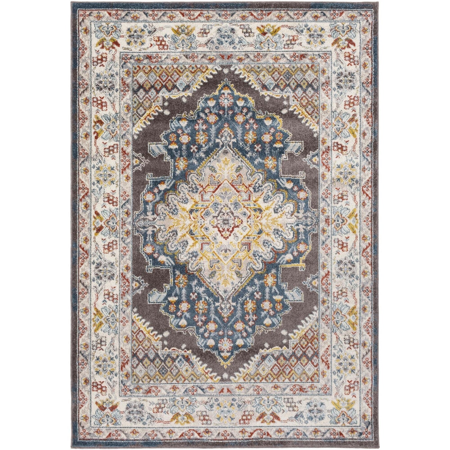 Livabliss Ankara Updated Traditional Medallion Area Rug