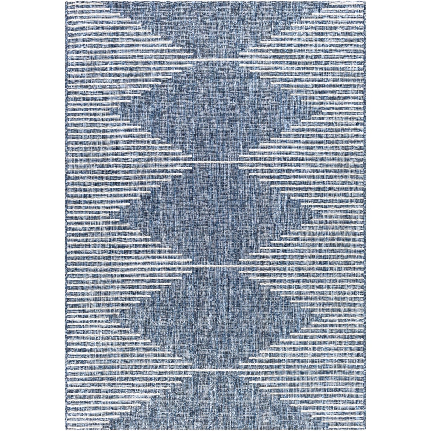 Livabliss Eagean Bohemian Diamond Outdoor Area Rug