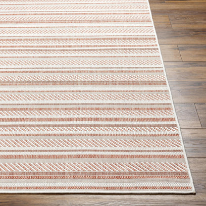 Livabliss Eagean Bohemian Stripe Outdoor Area Rug