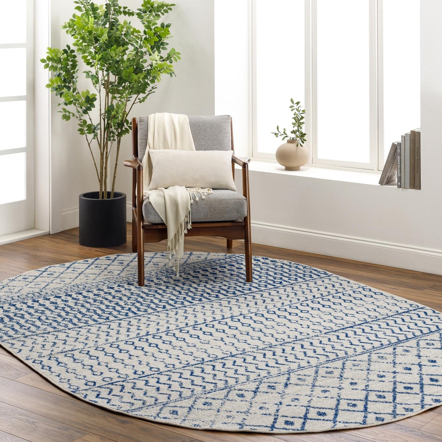 Livabliss Elaziz Moroccan Geometric Area Rug