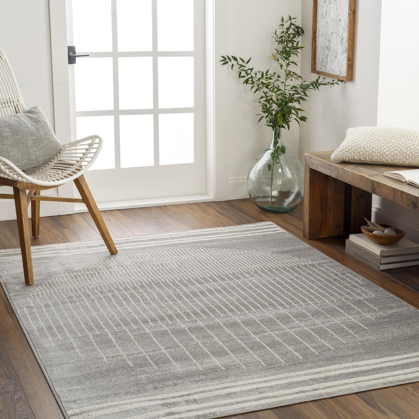 Livabliss Floransa Minimalist Ombre Area Rug