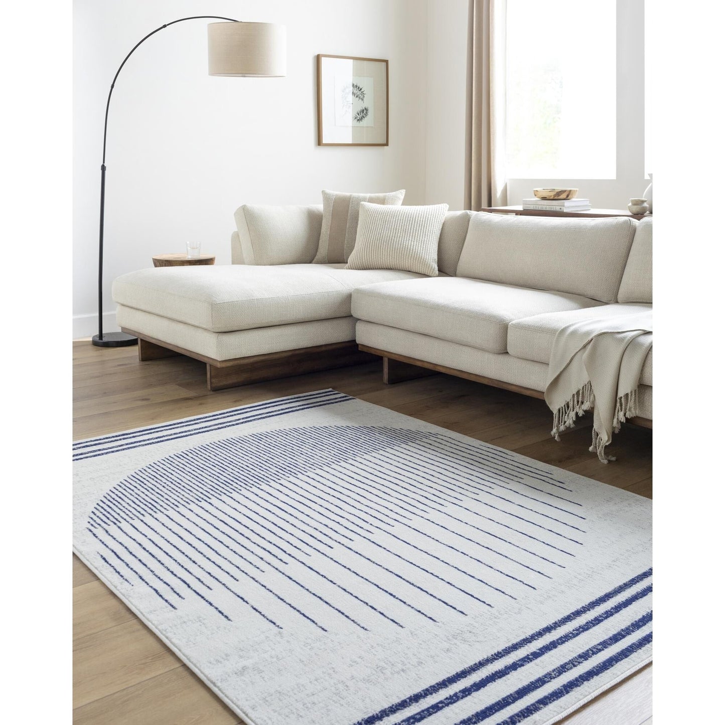 Livabliss Floransa Minimalist Ombre Area Rug