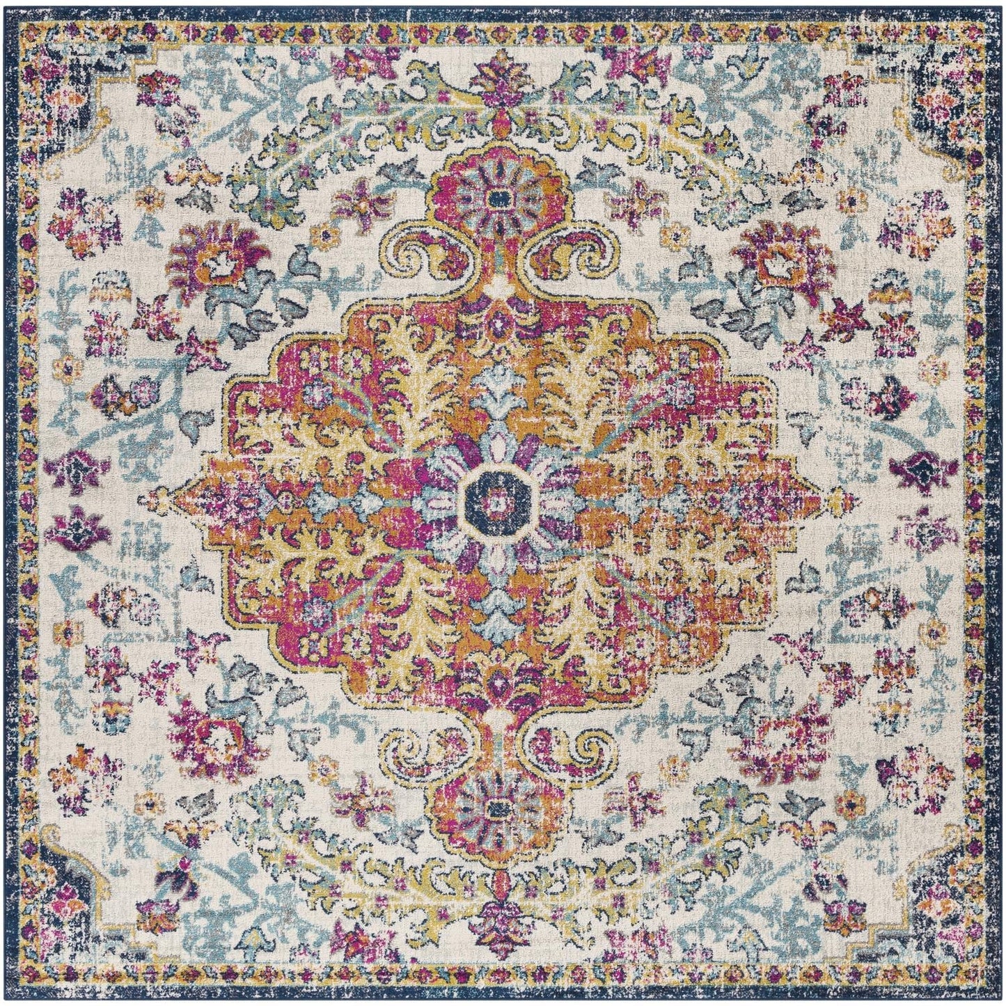 Livabliss Harput Updated Traditional Medallion Area Rug