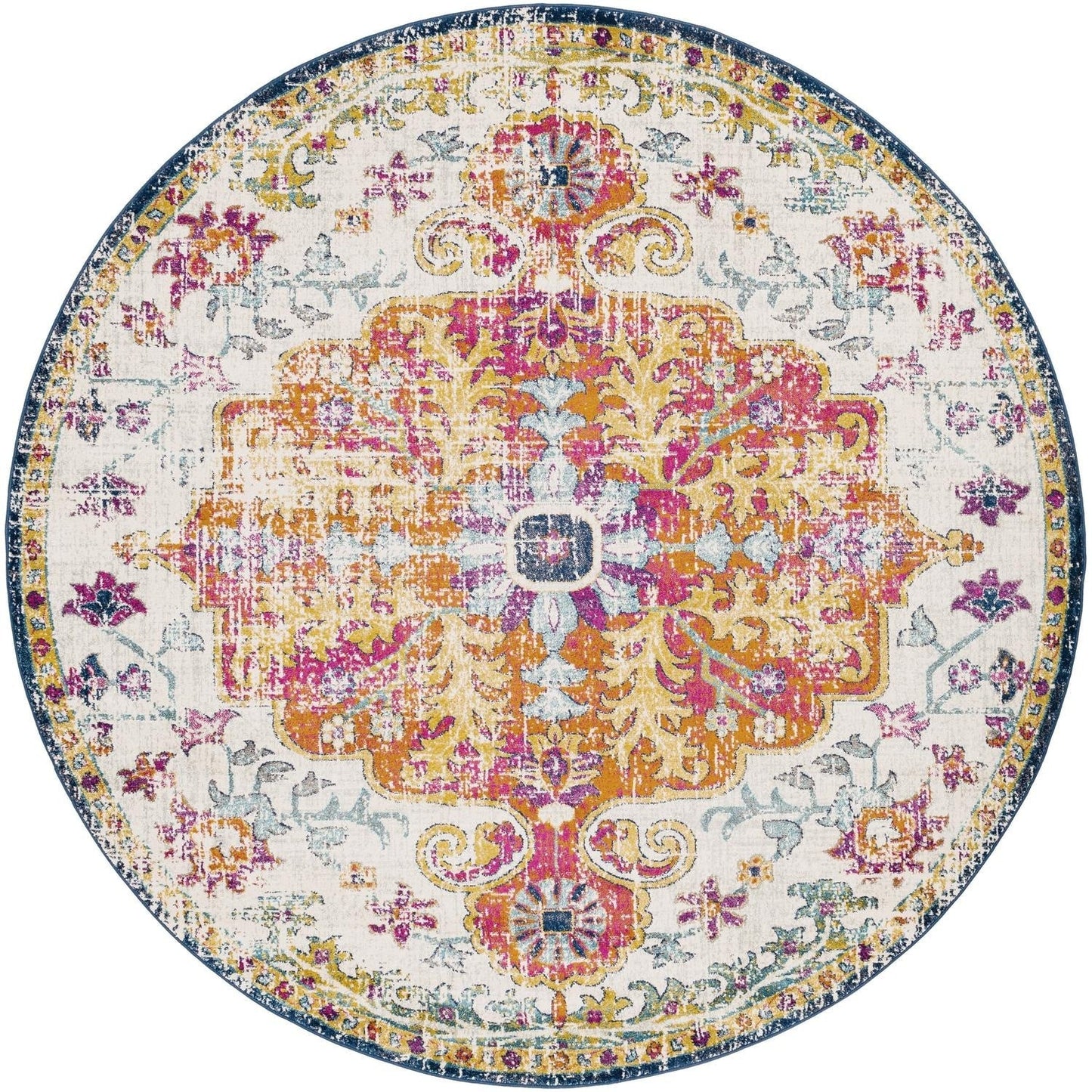 Livabliss Harput Updated Traditional Medallion Area Rug