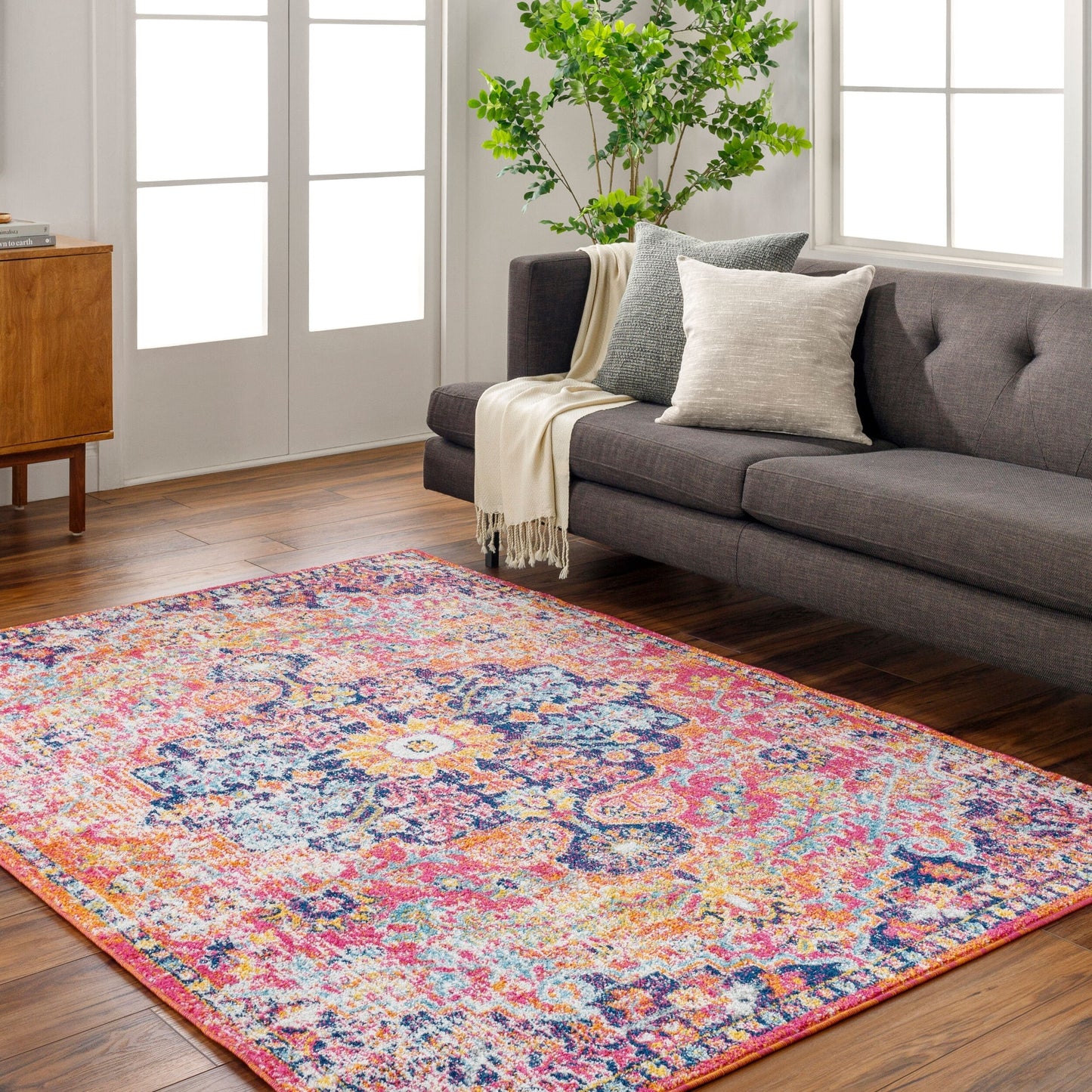 Livabliss Harput Updated Traditional Medallion Area Rug