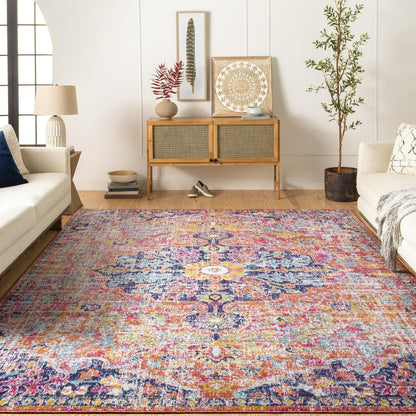 Livabliss Harput Updated Traditional Medallion Area Rug