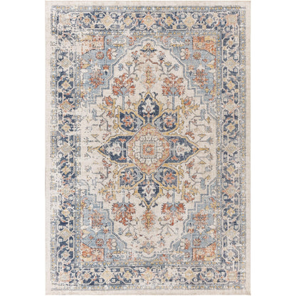 Livabliss Huntington Beach Updated Traditional Medallion Outdoor Area Rug