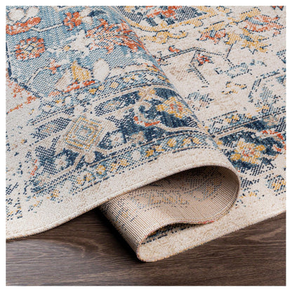 Livabliss Huntington Beach Updated Traditional Medallion Outdoor Area Rug