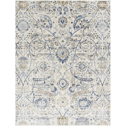 Livabliss Indigo Updated Traditional Medallion Area Rug