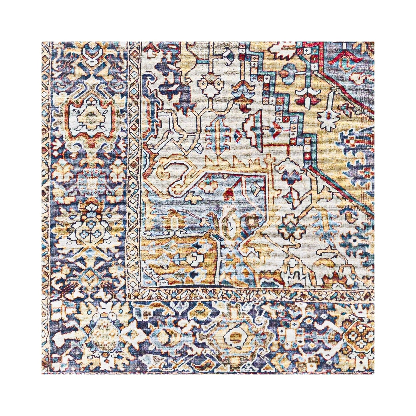 Livabliss Iris Updated Traditional Medallion Area Rug