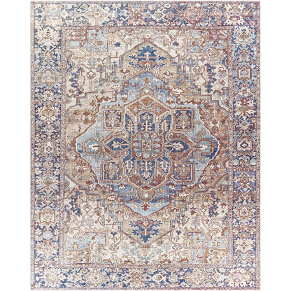 Livabliss Iris Updated Traditional Medallion Area Rug