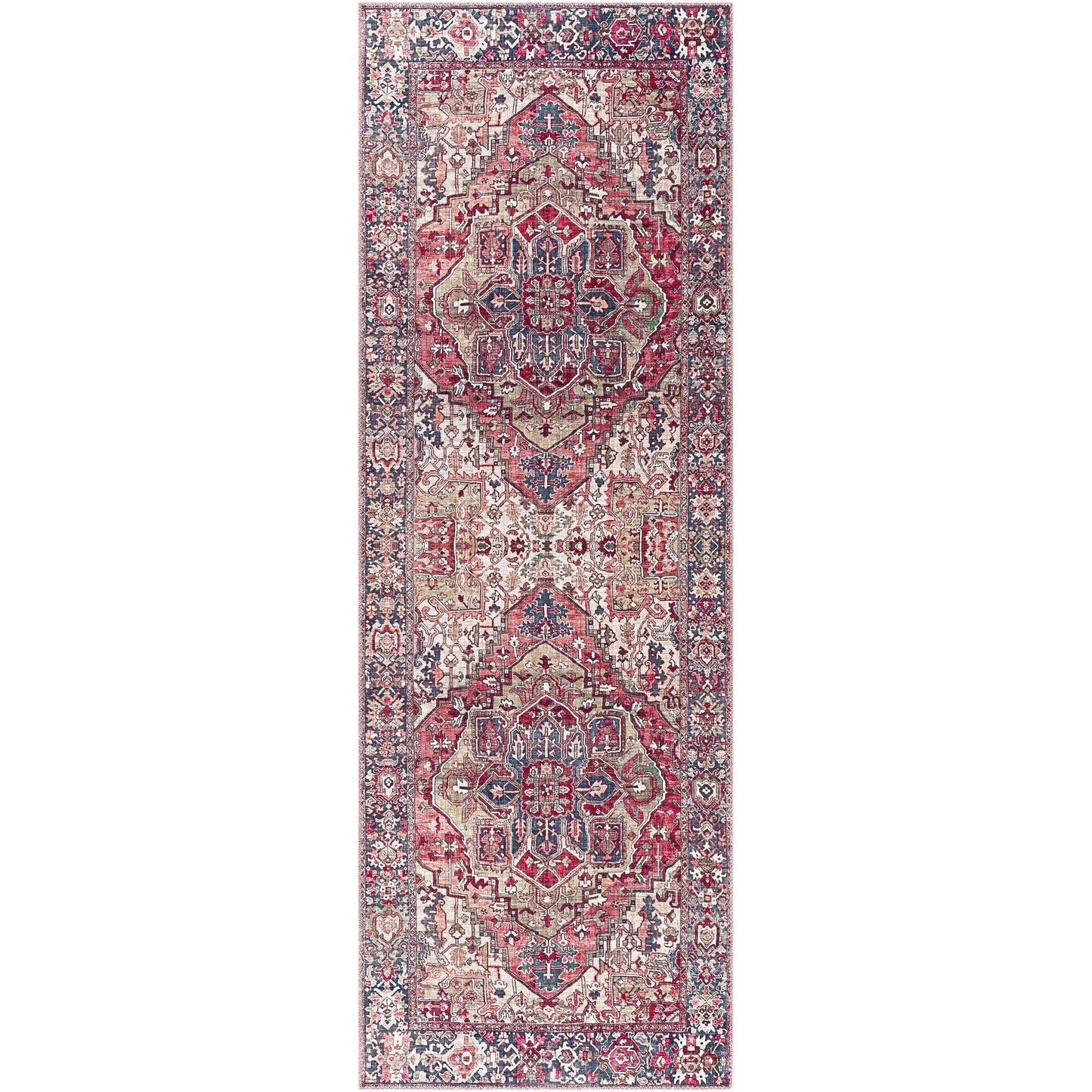 Livabliss Iris Updated Traditional Medallion Area Rug