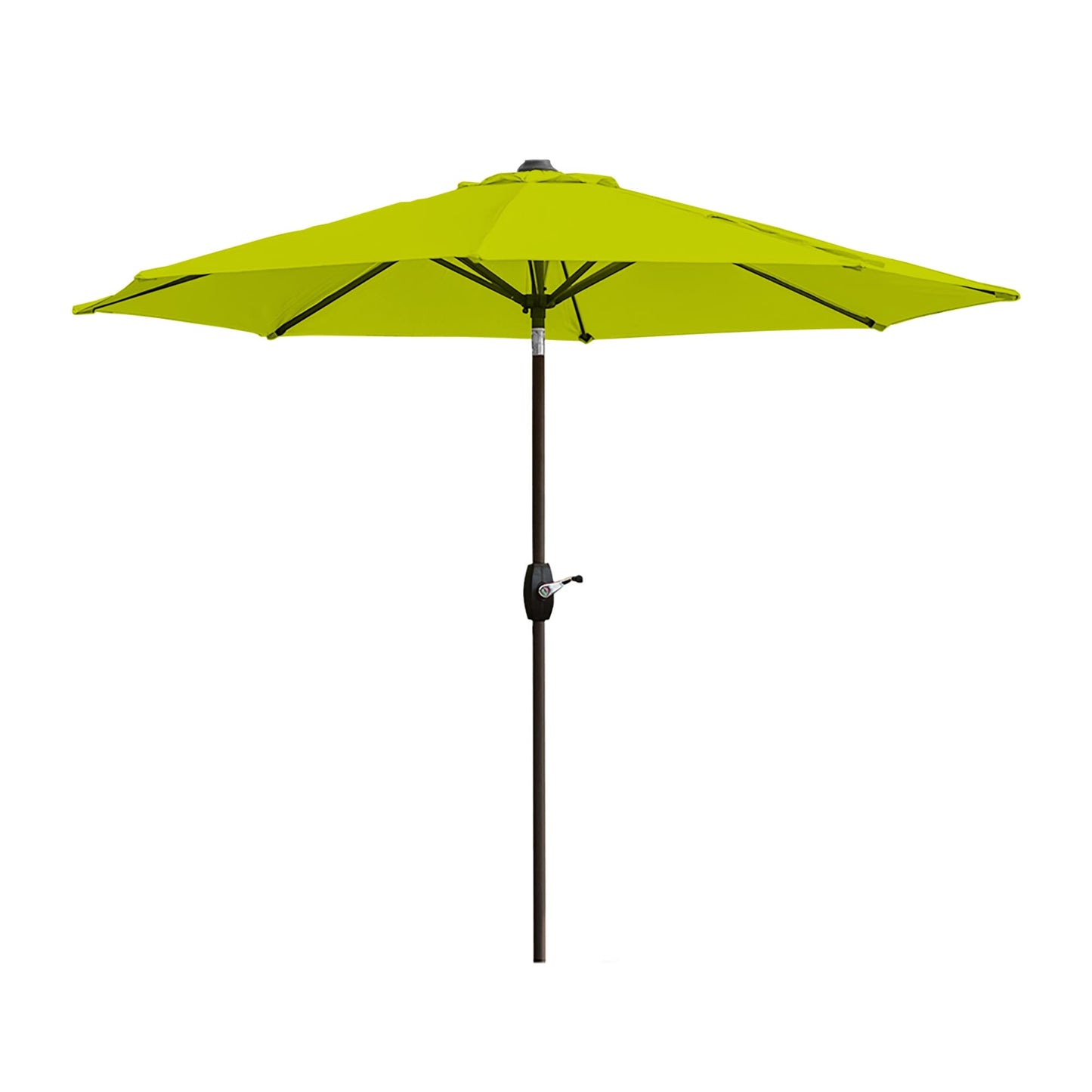 Parasol de terrasse Lopes de 2,7 m avec socle à poids bronze inclus.