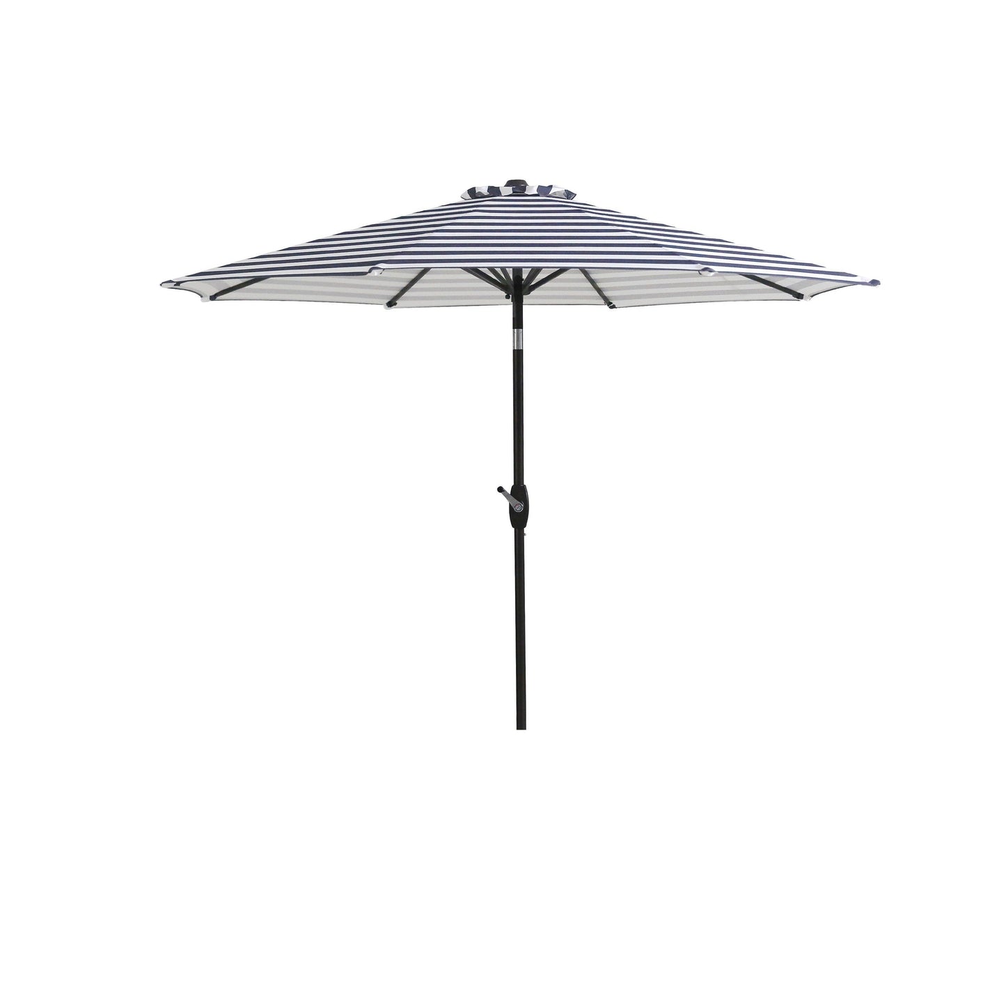 Parasol de terrasse Lopes de 2,7 m avec socle à poids bronze inclus.
