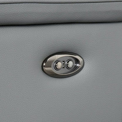 Lucca 2 Seater Power Recliner Sofa - Grey