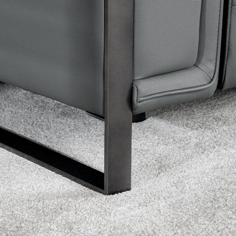 Lucca 2 Seater Power Recliner Sofa - Grey