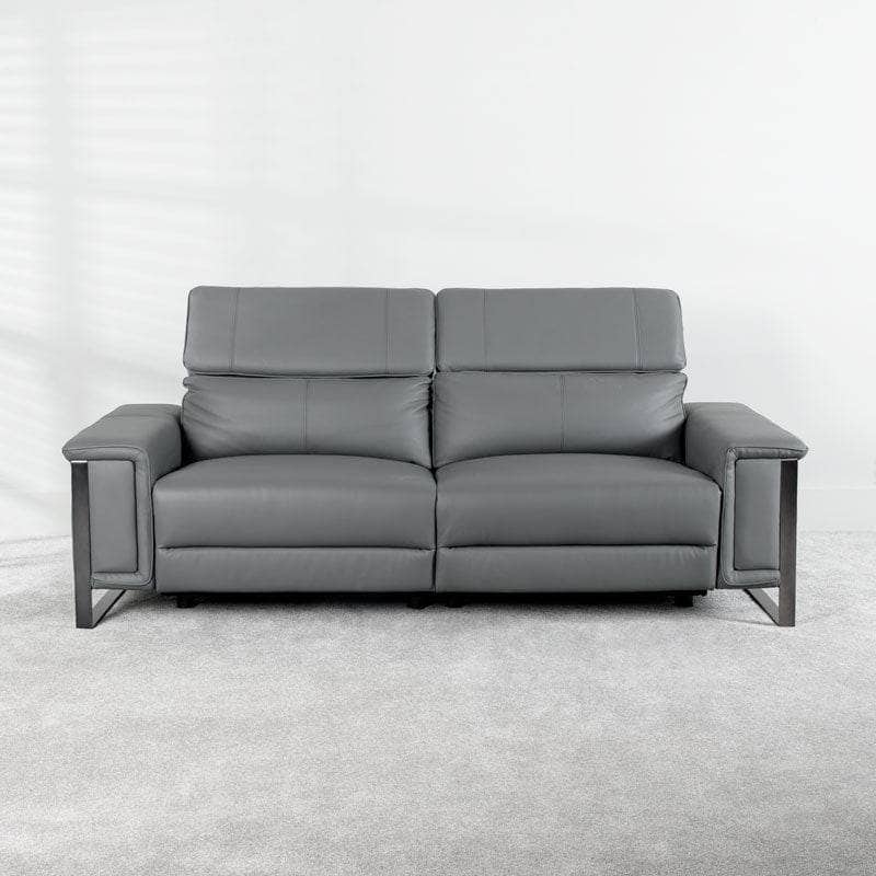 Lucca 3 Seater Power Recliner Sofa - Grey