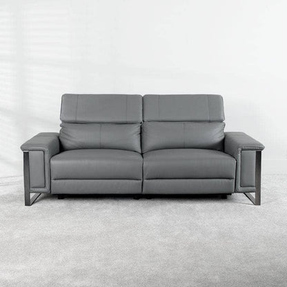 Lucca 3 Seater Power Recliner Sofa - Grey