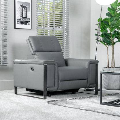 Lucca Power Armchair - Grey