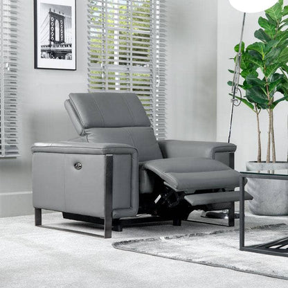 Lucca Power Armchair - Grey