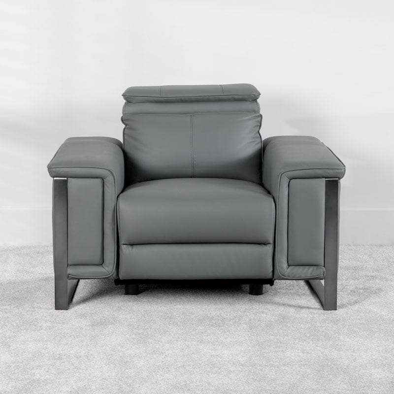 Lucca Power Armchair - Grey