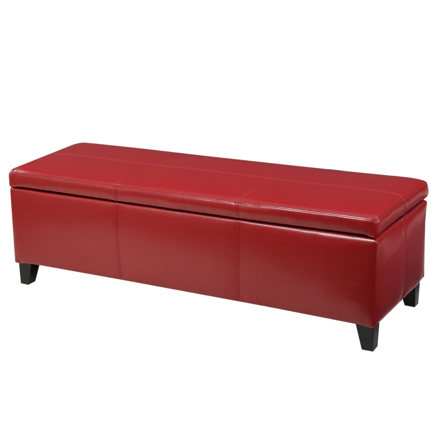 Banc de rangement Lucinda en simili cuir de Christopher Knight Home - 130,6 cm L x 44,5 cm l x 41,3 cm H