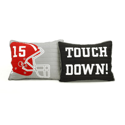 Lush Decor American Football - Couette réversible pour enfant, surdimensionnée