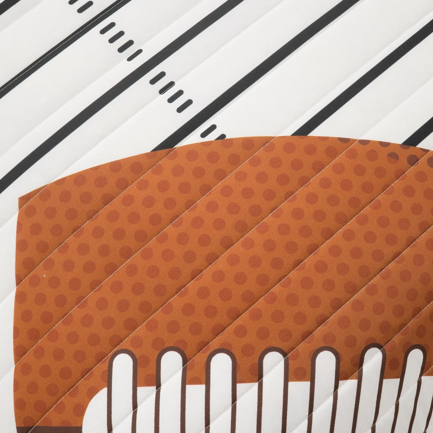 Lush Decor American Football - Couette réversible pour enfant, surdimensionnée