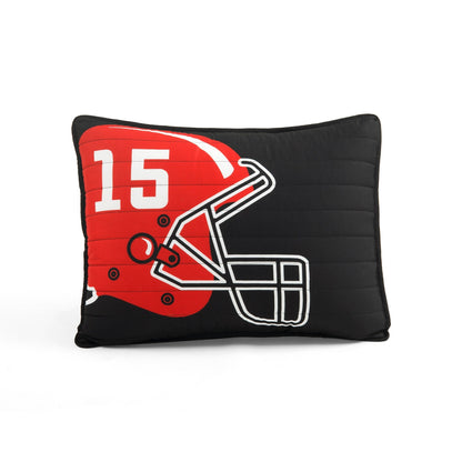 Lush Decor American Football - Couette réversible pour enfant, surdimensionnée