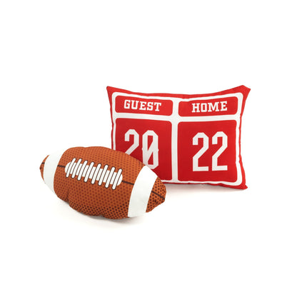 Lush Decor American Football - Couette réversible pour enfant, surdimensionnée