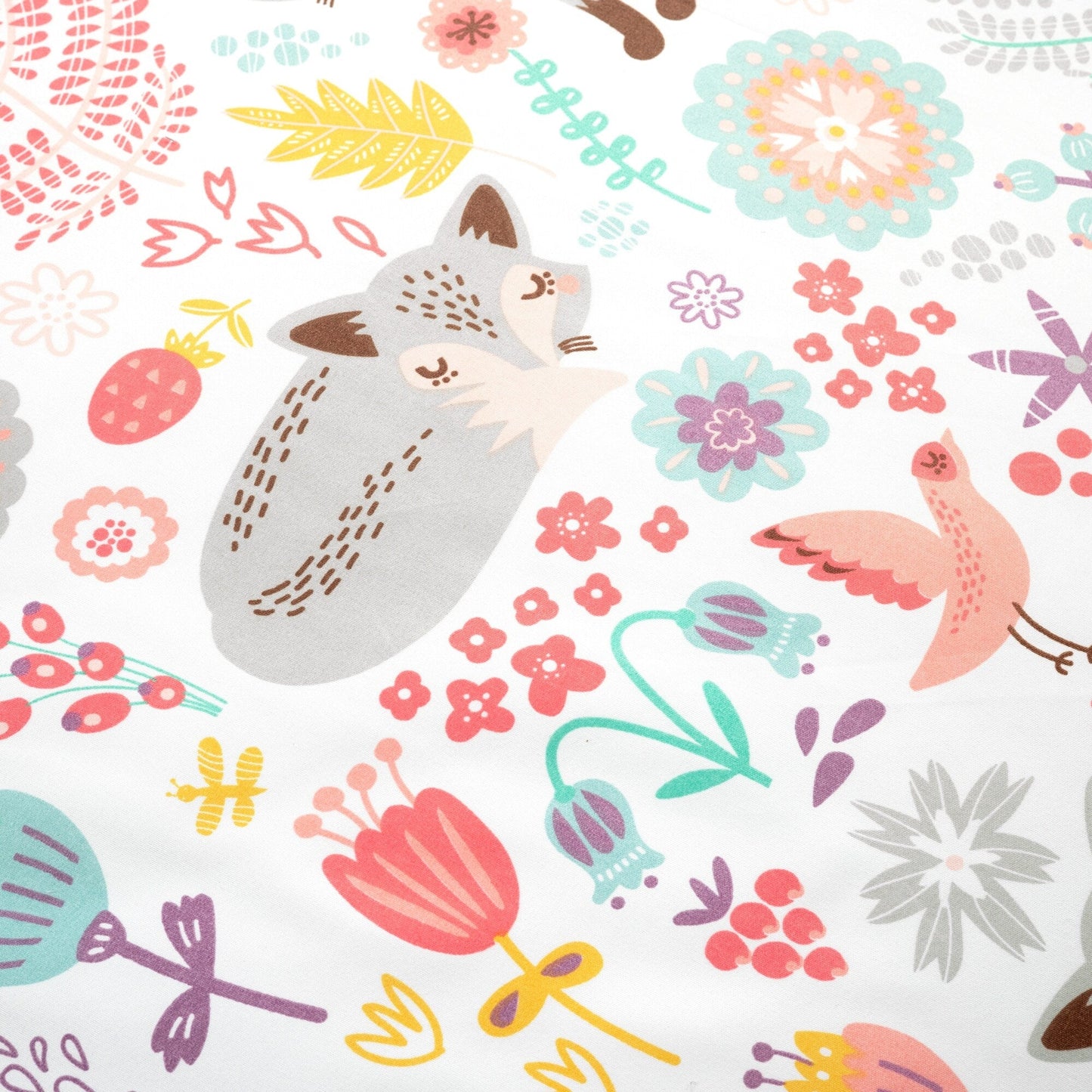 Drap-housse Lush Decor Pixie Fox avec édredon pour enfants "Retour à l'école"