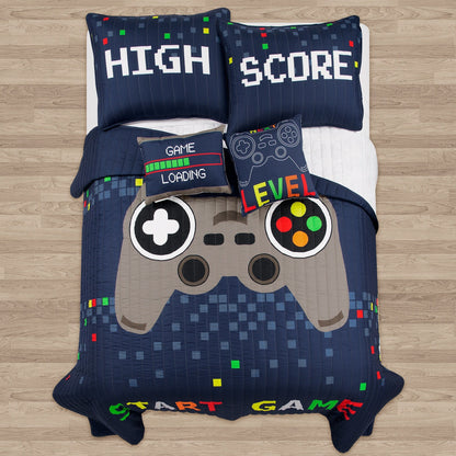 Lush Decor Video Games Kids 5-piece Quilt Set