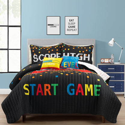Lush Decor Video Games Kids 5-piece Quilt Set