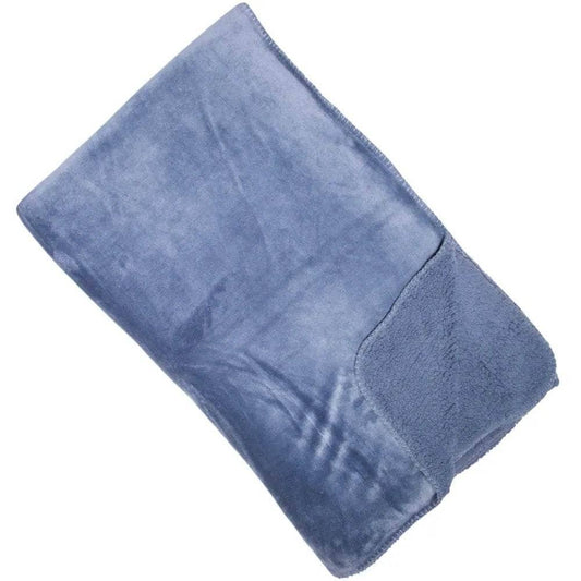 Luxury Fleece Throw - Blue