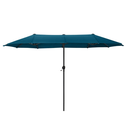 MAISON ARTS 13ft Double -Sided Patio Umbrella Extra Large with Crank