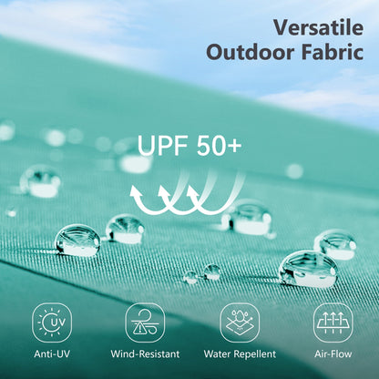 MAISON ARTS Parasol de terrasse double face extra large de 4,5 m avec socle inclus