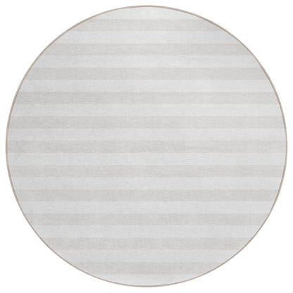 Machine Washable Indoor/ Outdoor Cabana Stripe Chantille Rug