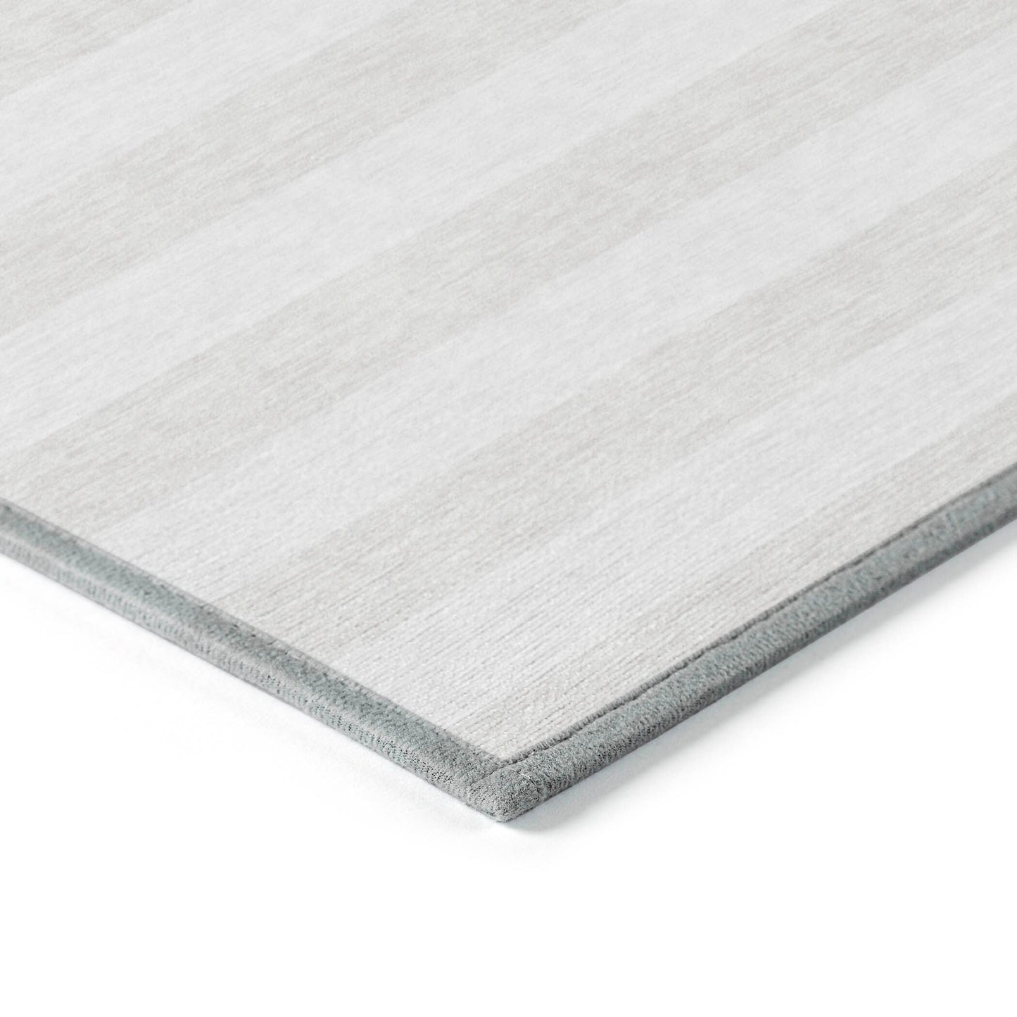 Machine Washable Indoor/ Outdoor Cabana Stripe Chantille Rug