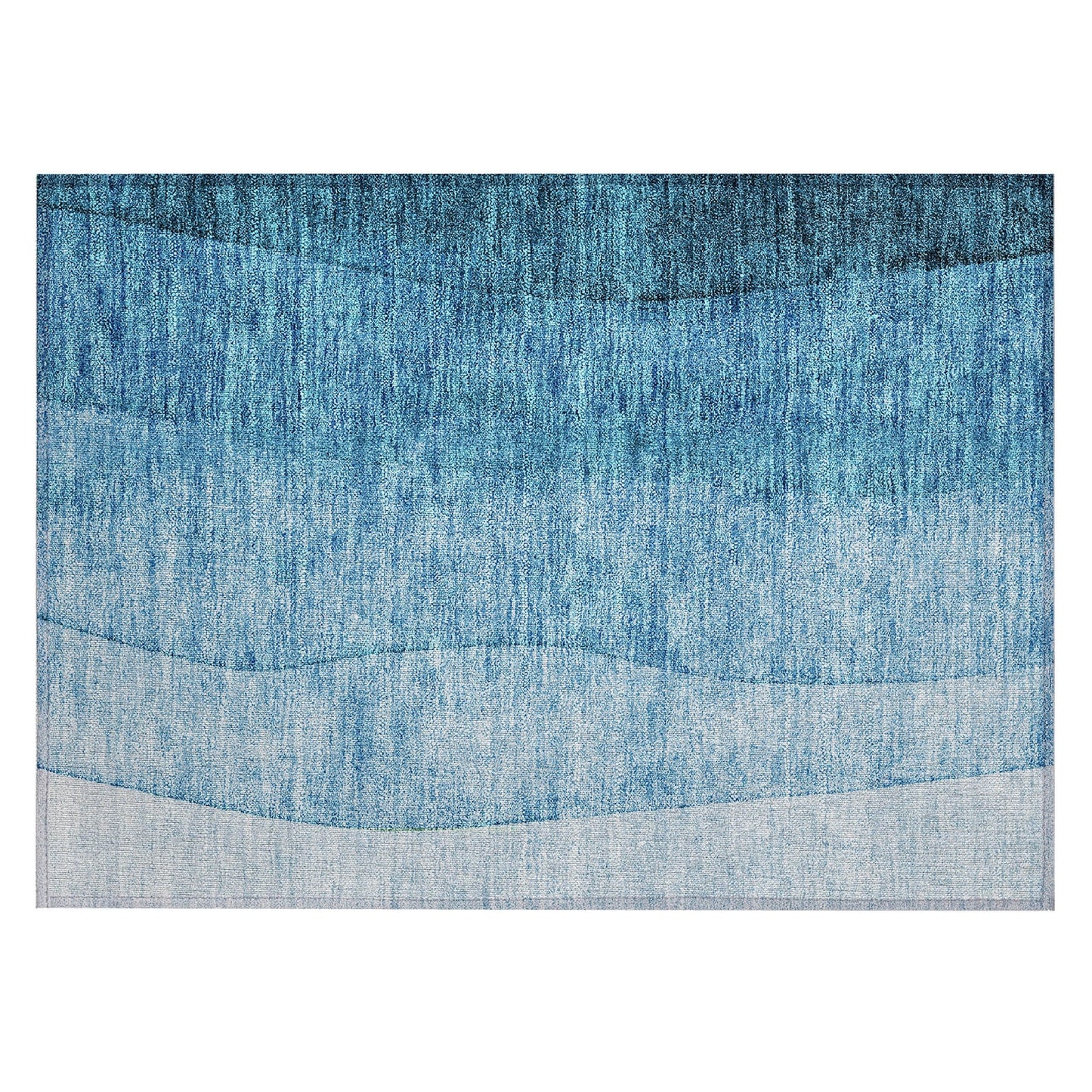 Machine Washable Indoor/ Outdoor Chantille Contemporary Ombre Rug