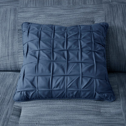 Madison Park Clayton 7 Piece Printed Seersucker Comforter Set