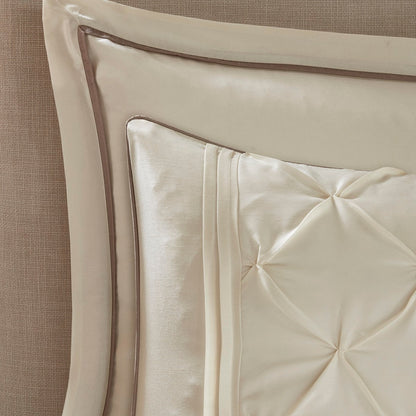 Madison Park Essentials Loretta, ensemble de 24 pièces pour chambre à coucher avec panneaux de fenêtre et ensemble de draps