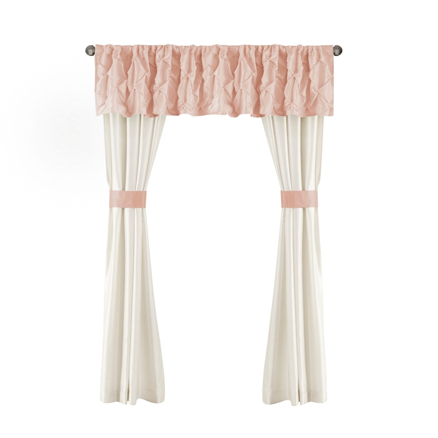 Madison Park Essentials Loretta, ensemble de 24 pièces pour chambre à coucher avec panneaux de fenêtre et ensemble de draps