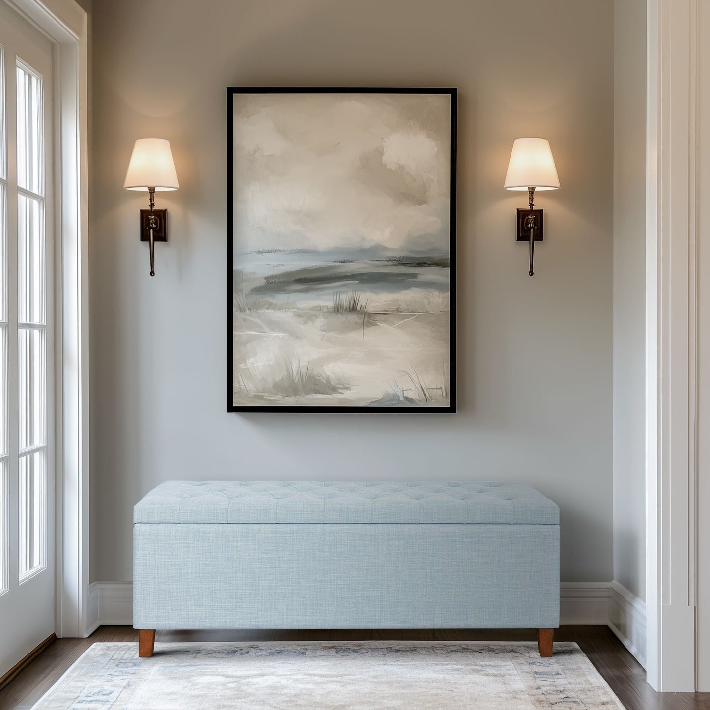 Banc de rangement capitonné et rembourré Madison Park Sasha