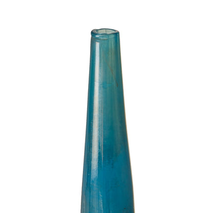 Vases décoratifs en verre Aurora bleu et bronze de Madison Park Signature, ensemble de 3 pièces