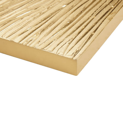 Ensemble de 3 panneaux muraux en résine multidimensionnelle, triptyque à rayons de soleil peints à la main, Madison Park Signature.