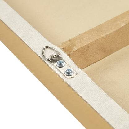 Ensemble de 3 panneaux muraux en résine multidimensionnelle, triptyque à rayons de soleil peints à la main, Madison Park Signature.