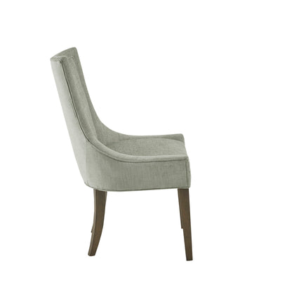 Madison Park Signature Fauteuils de salle à manger Ultra rembourrés avec pieds en bois (lot de 2) - N/A